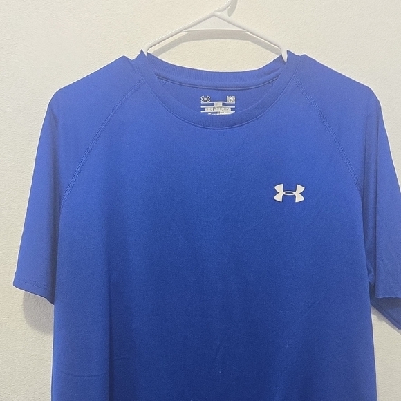 Under Armour Men's Short Sleeve Tee in Blue - Picture 2 of 4